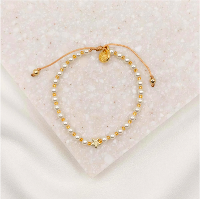 MSMH Esther 4:14 "Made for This Moment" Gold Star Bracelet - 20101WT