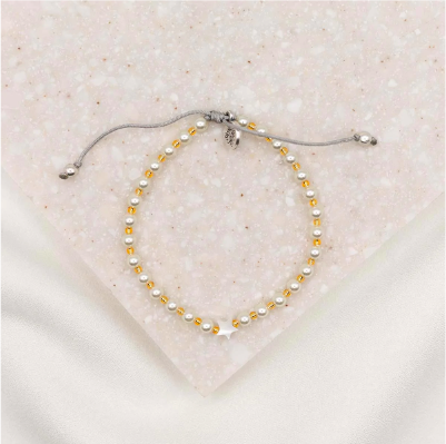 MSMH Esther 4:14 "Made for This Moment" Mother of Pearl Star Bracelet - 20102WT