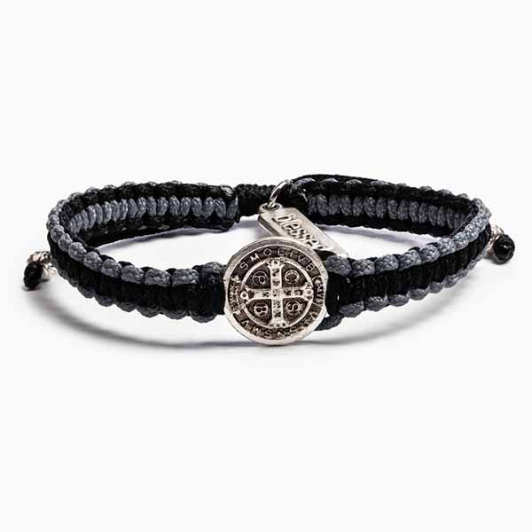 MSMH Gratitude Blessing Bracelet Black Gray14030SL