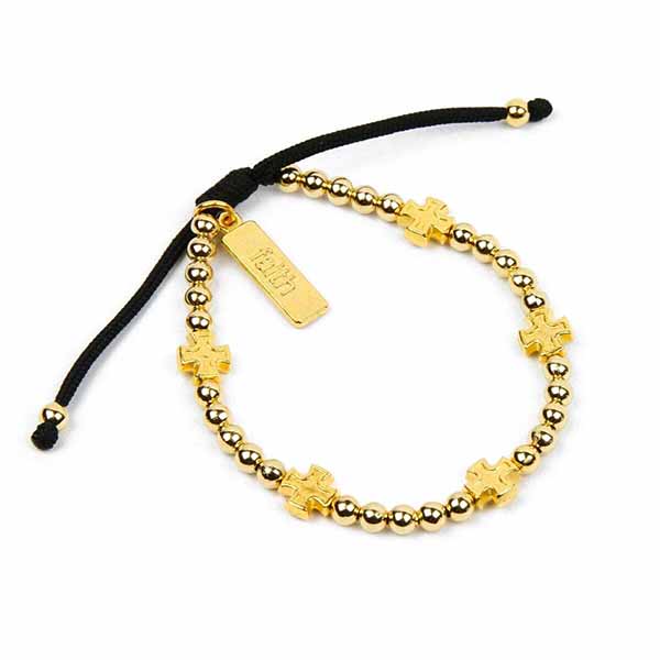 MSMH Faith Over Everything Bracelet: Gold - 26053GD