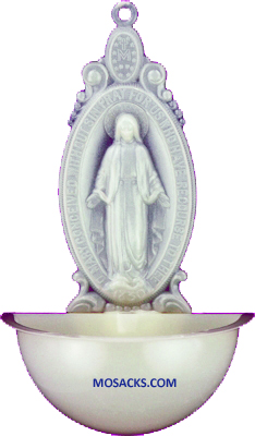 Miraculous 5" Luminous Holy Water Font 185-901AL