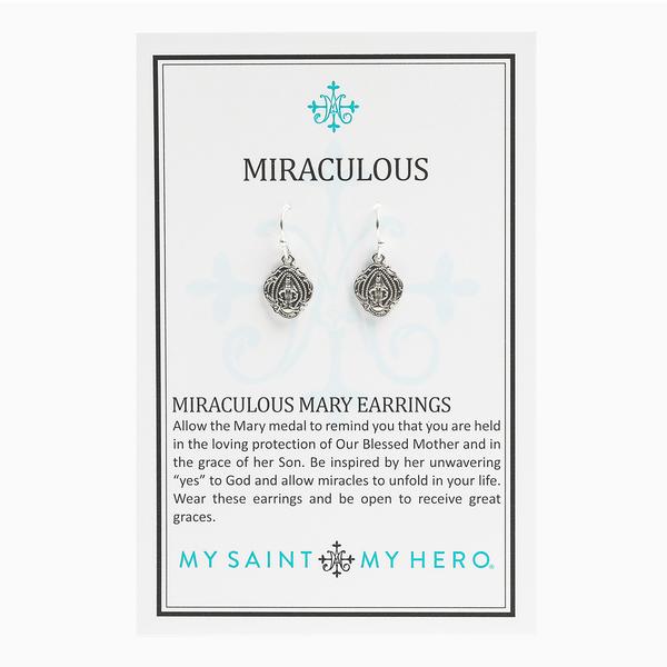 MSMH Miraculous Mary Earrings-40006GD