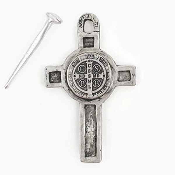 MSMH Benedictine Cross with Nail-49008SL