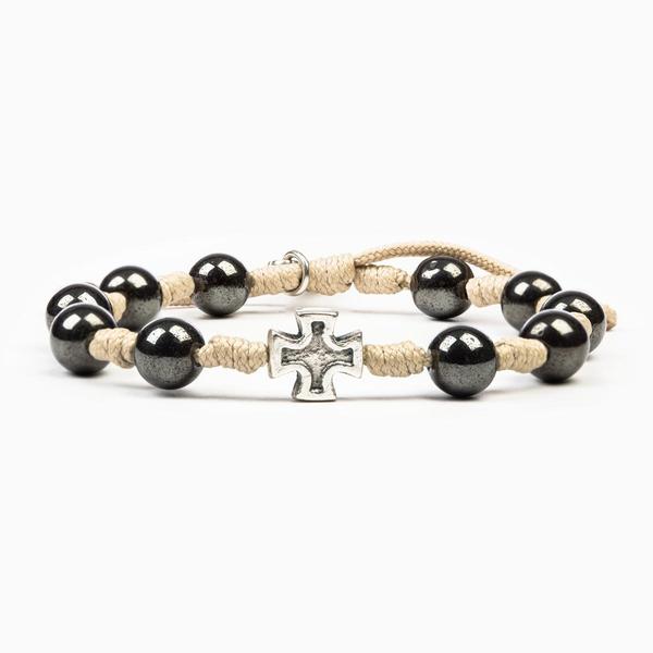MSMH Honor Blessing Tan Hematite Bracelet For Men 28007HE