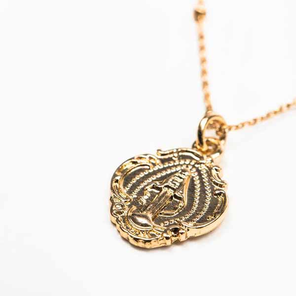 MSMH Miraculous Mary Petite Necklace-34005GD