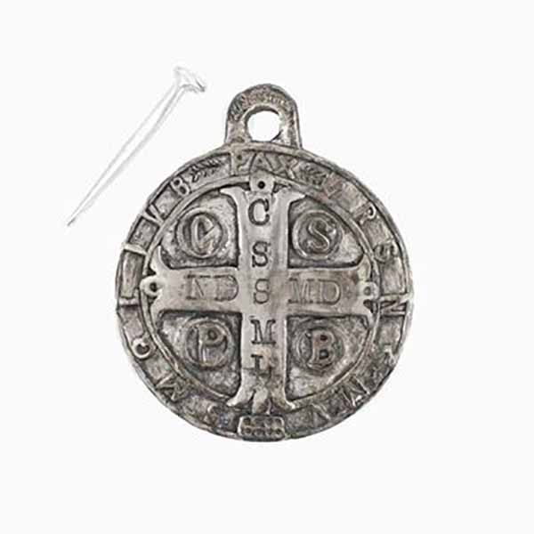 MSMH Benedictine Medal with Nail-49007SL