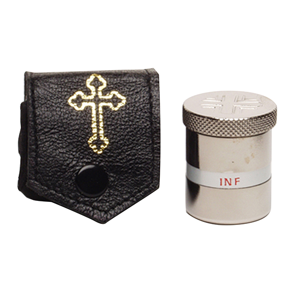 K Brand Nickel Plated Oil Stock with Leather Case (K44)