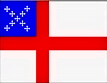 Episcopal Flag, 4x6 ft., nylon for outdoor use, 46229080