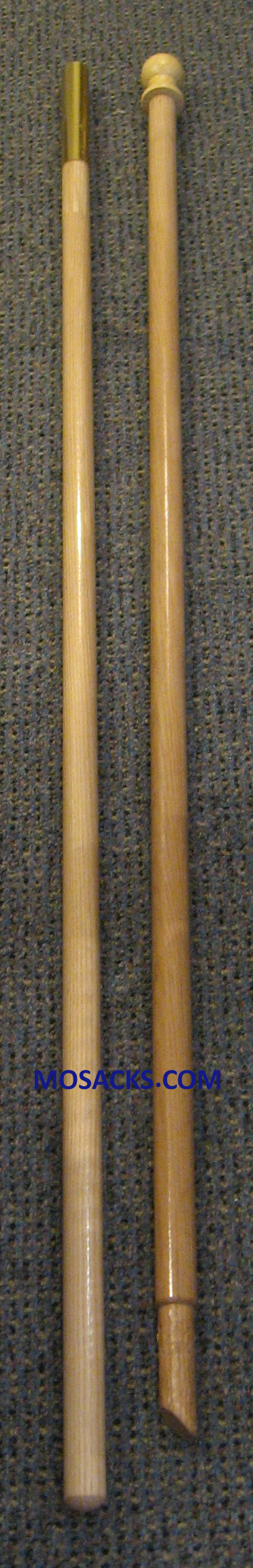 Two-Piece 10' Outdoor Hardwood Flagpole with Halyard #3790