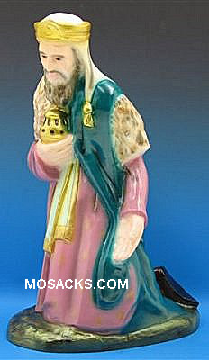 Outdoor Nativity PVC 22" Kneeling King Gaspar -SA3658C
