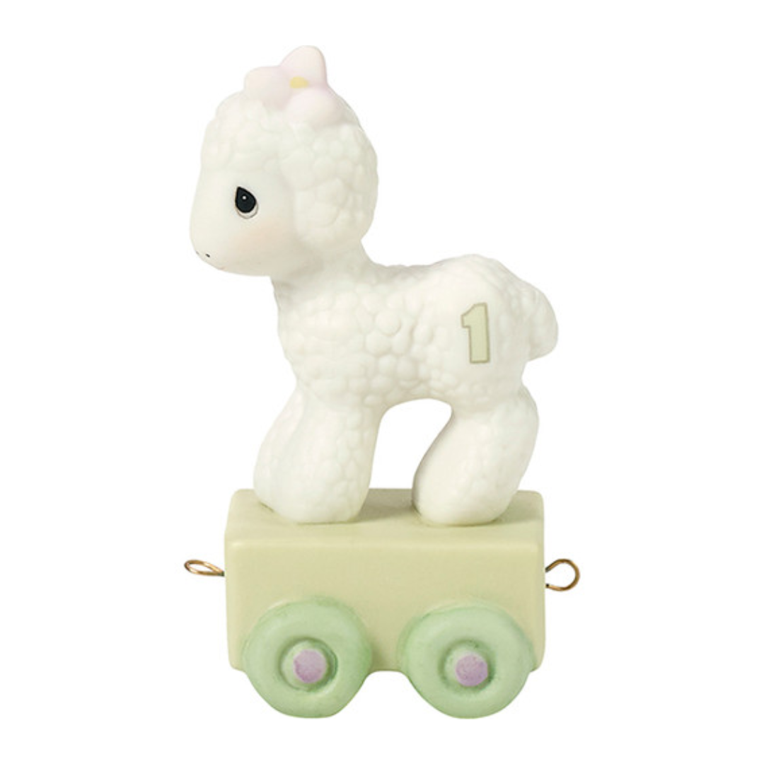 Precious Moments Birthday Train "Happy Birthday Little Lamb," Age 1