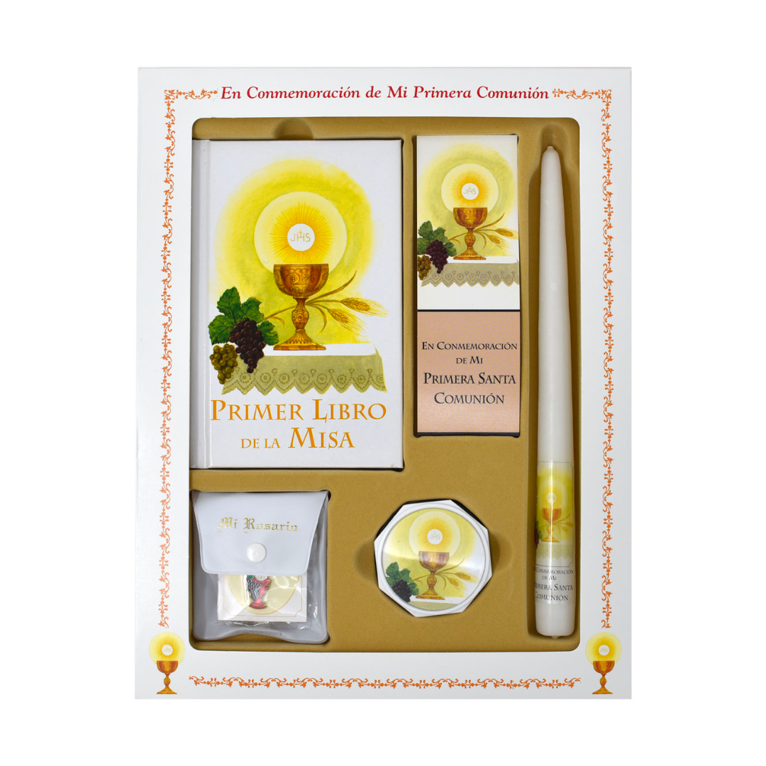 Primer Libro De La Misa (My First Eucharist) Deluxe Set