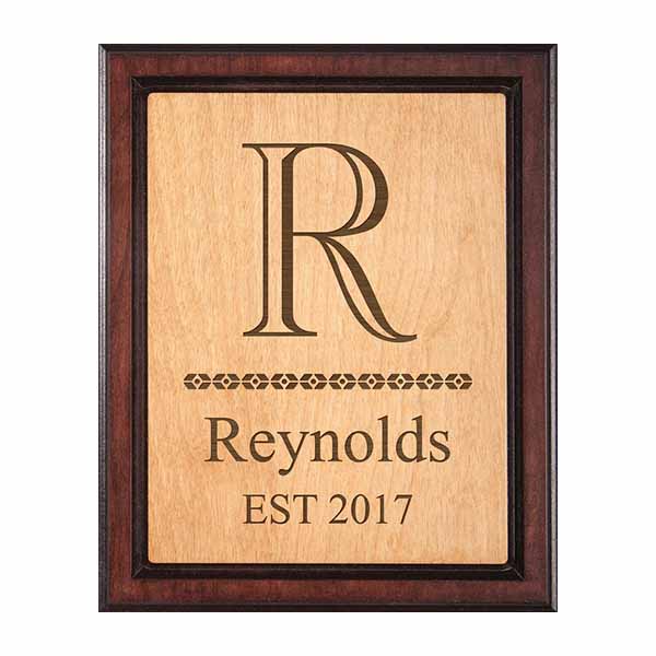 Personalized Two Toned Plaque