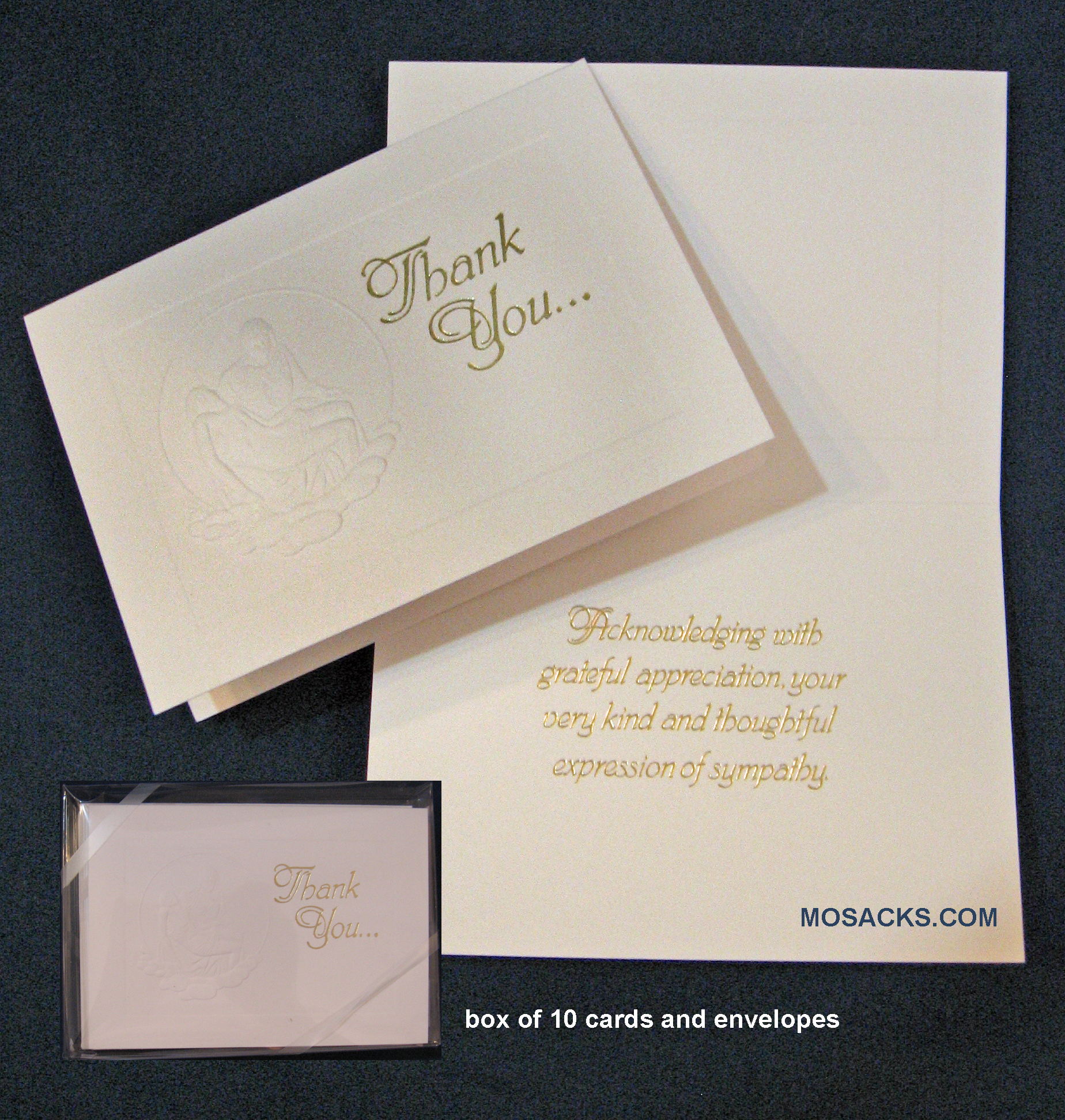 Pieta Thank You Sympathy Boxed Notes-289