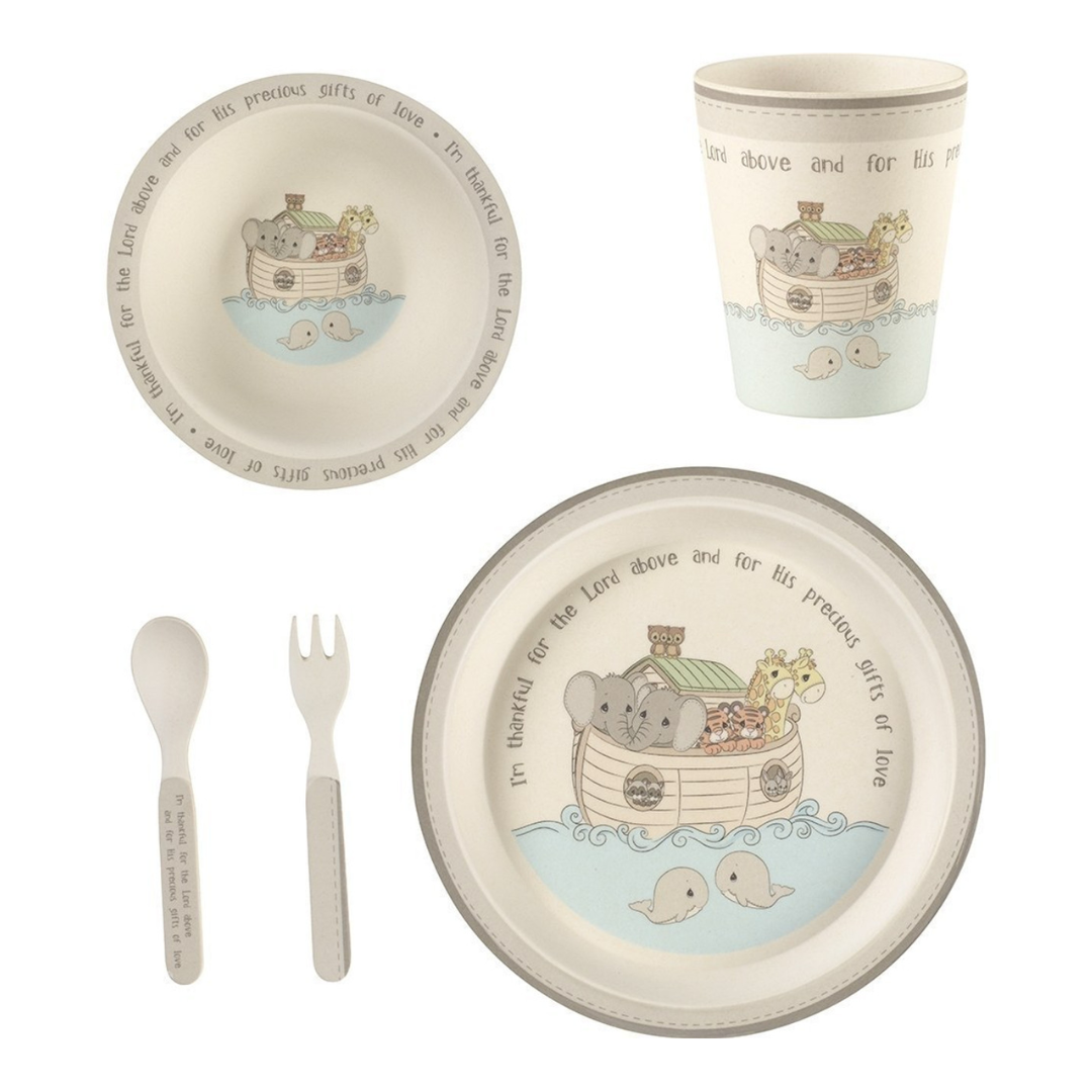Precious Moments Baby Noah's Ark Mealtime Gift Set