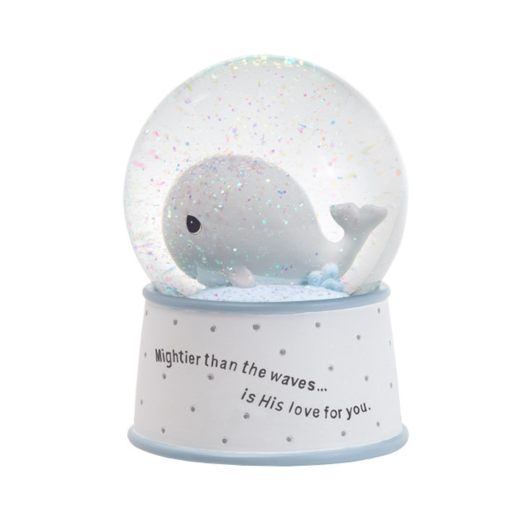 Precious Moments: Whale Snow Globe 5.75" 