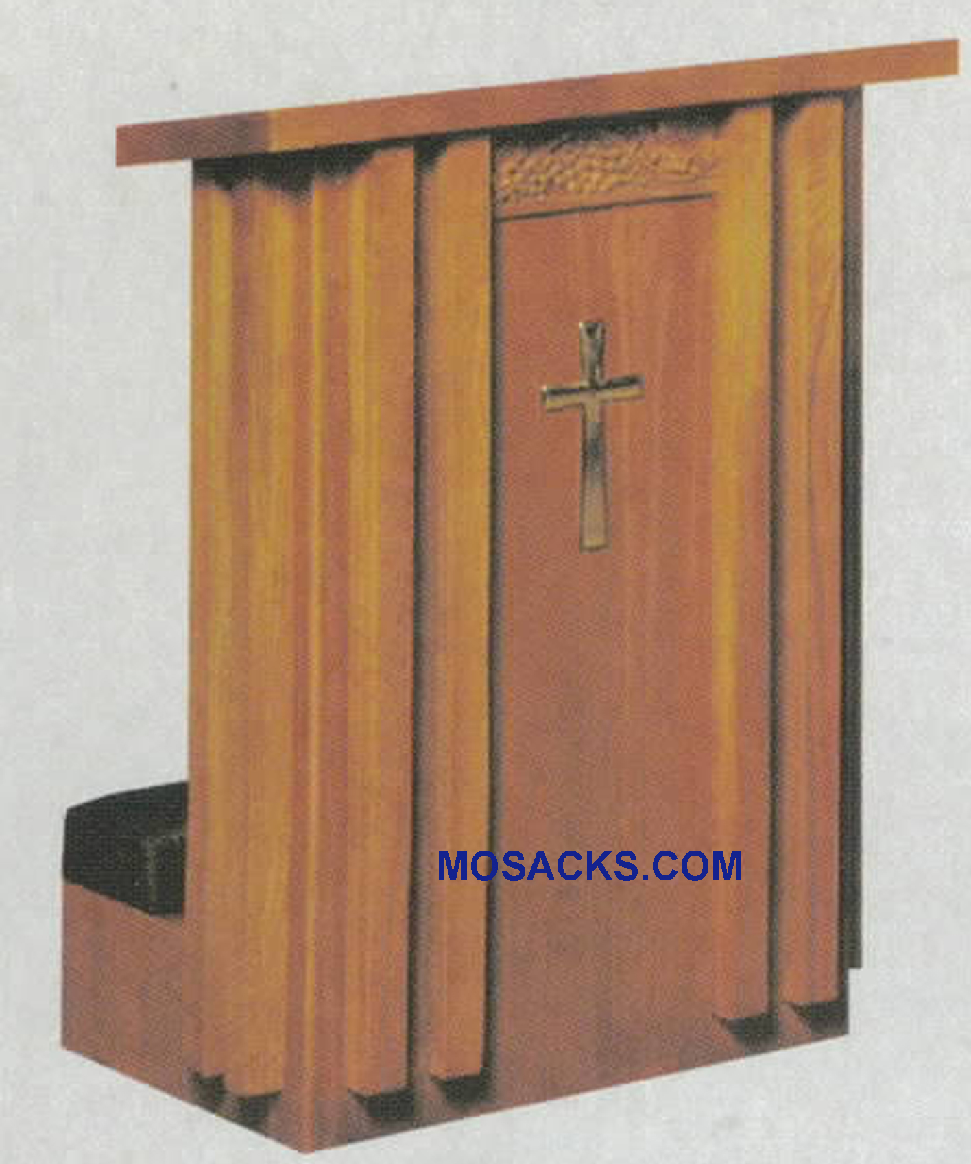 Prie Dieu Kneeler w/shelf 28"w x 22"d, 36"h 40-2010
