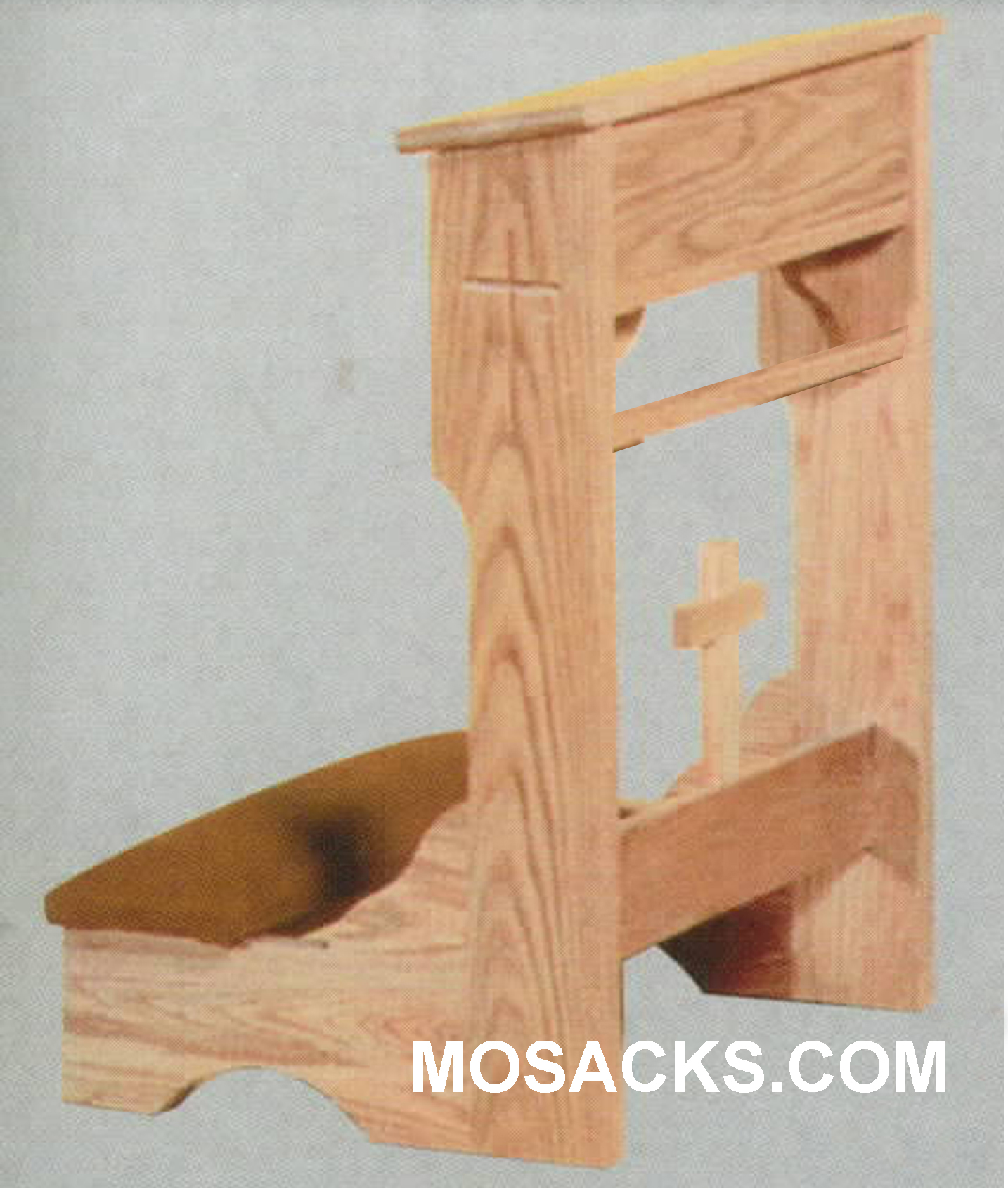 Prie Dieu Kneeler w/ shelf 36" w x 21" d 32" H 40-2136