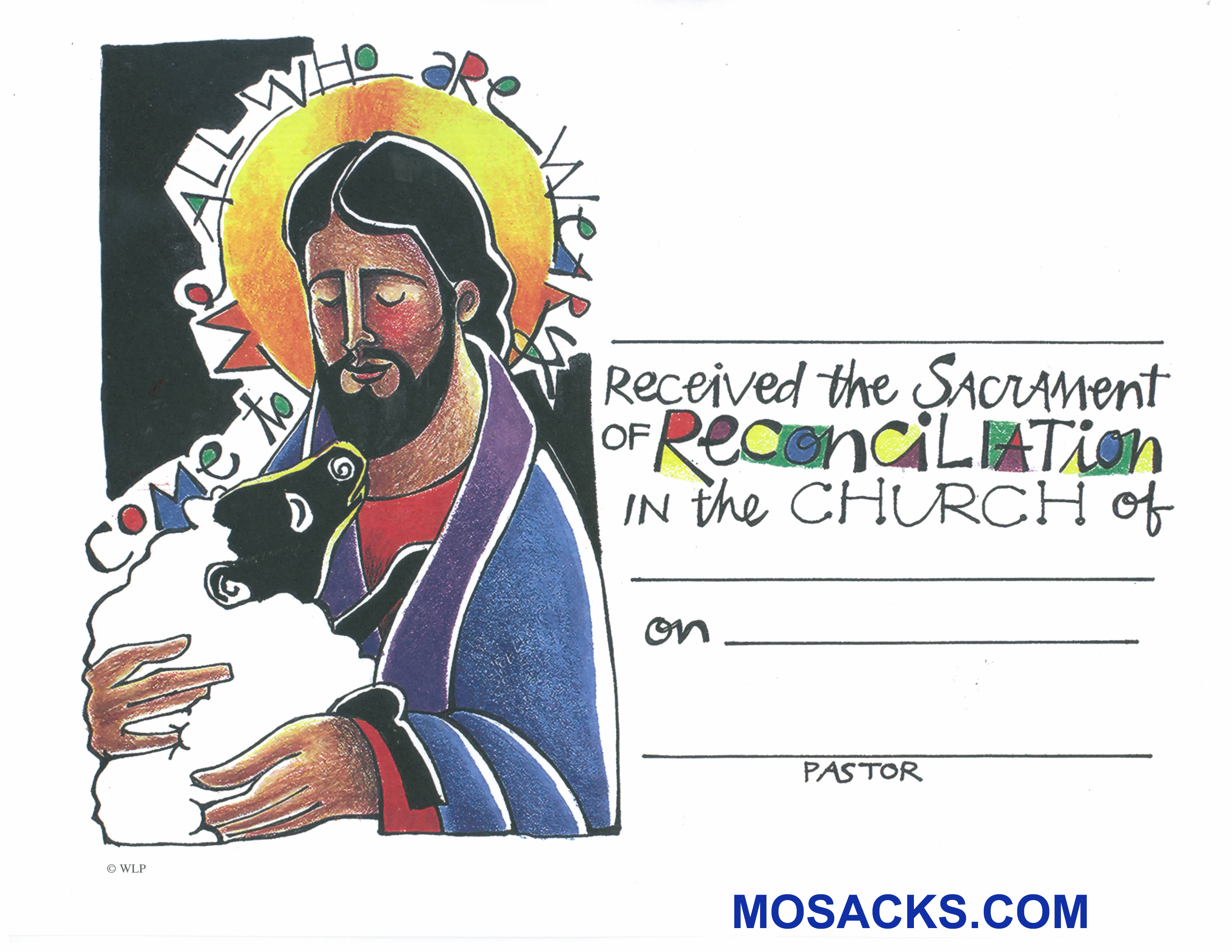 First Reconciliation Certificate-WLP000997