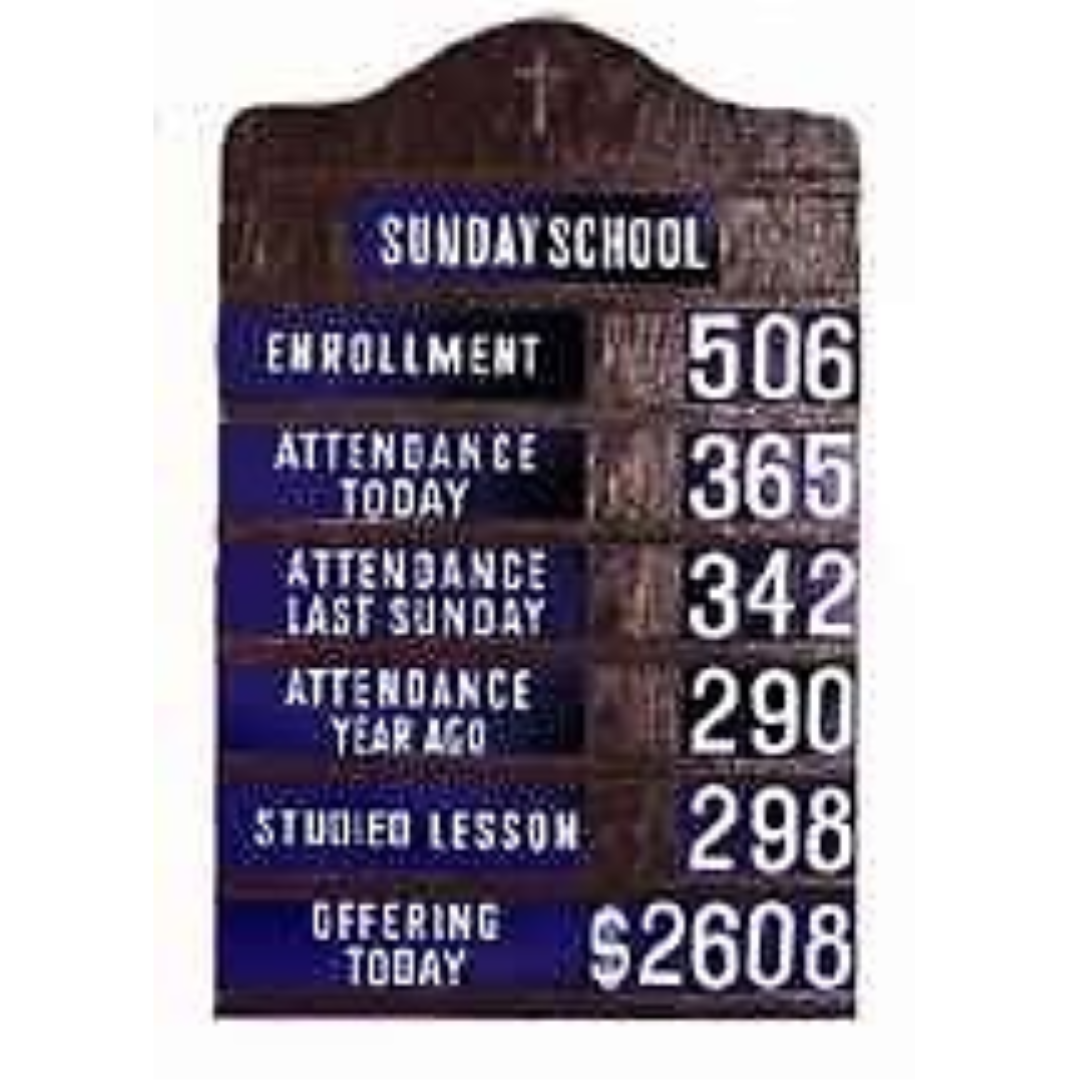 Register Board Stand: Dark Oak