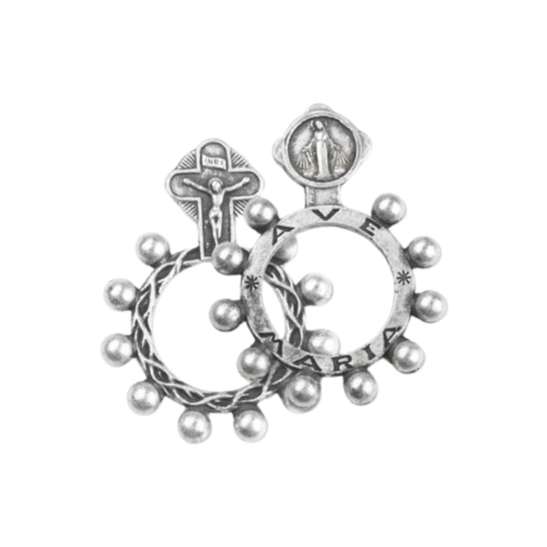 Rosary Ring - Metal (1-3/4")