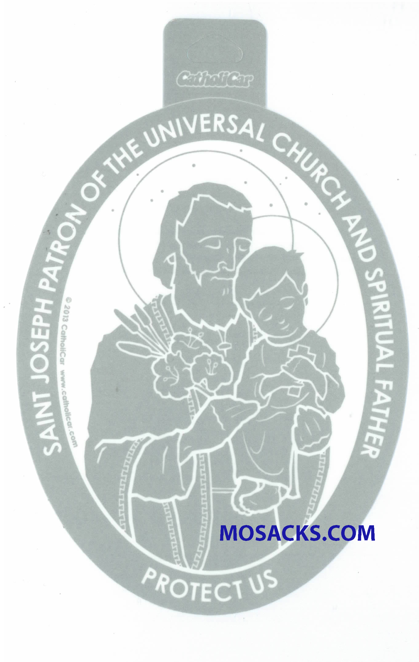 Saint Joseph Oval Decal