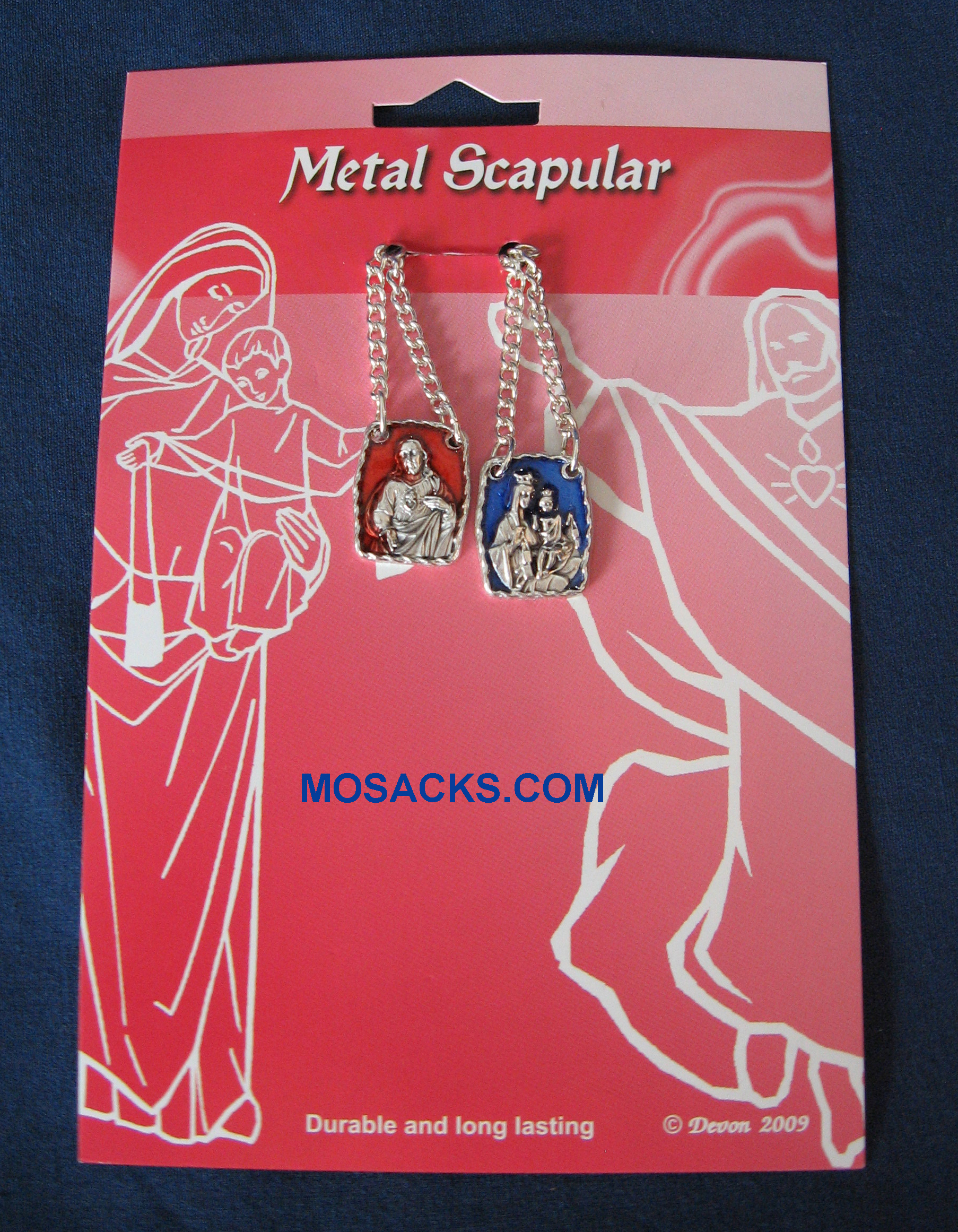 Scapular .5x.75 inch Medal