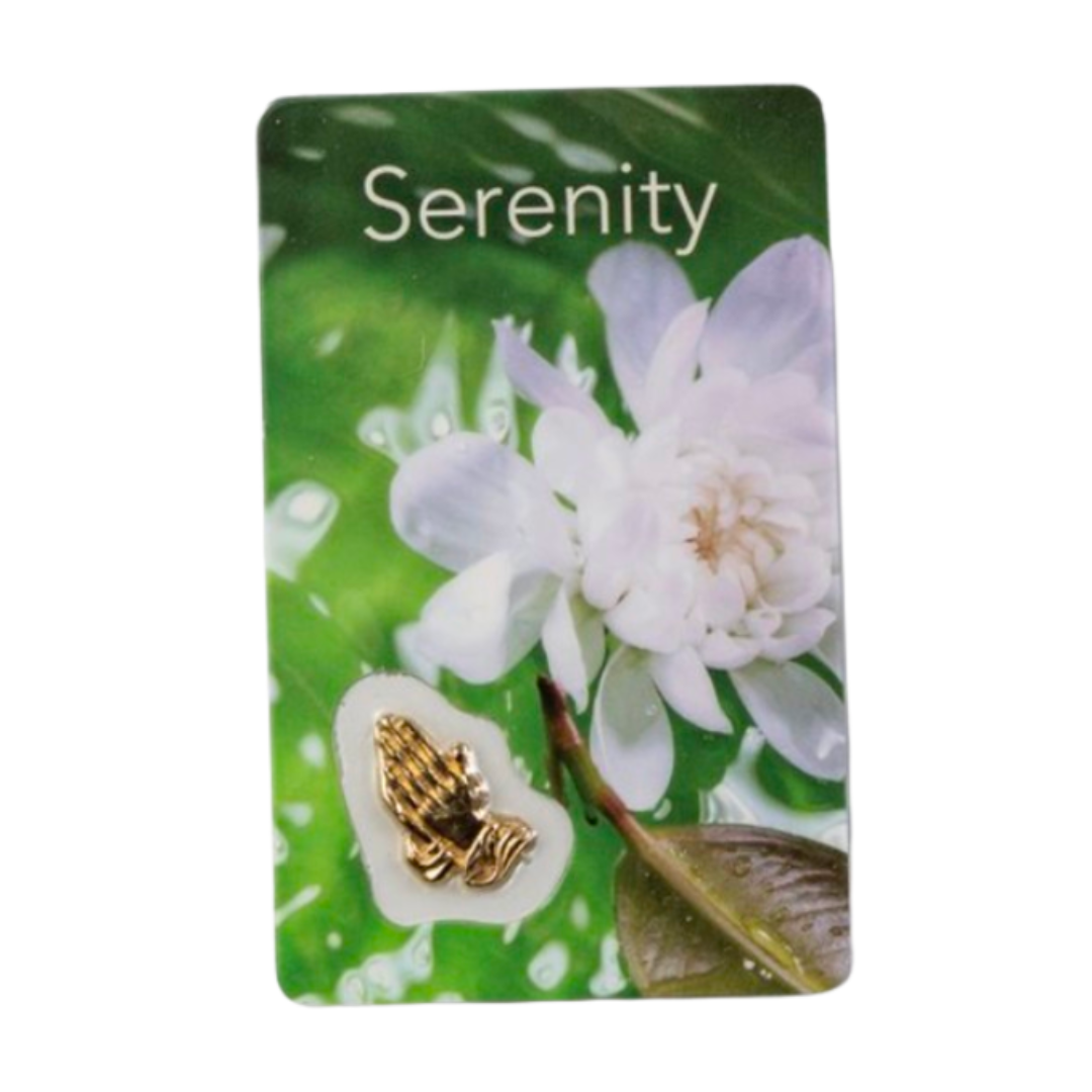 Serenity Prayer Card
