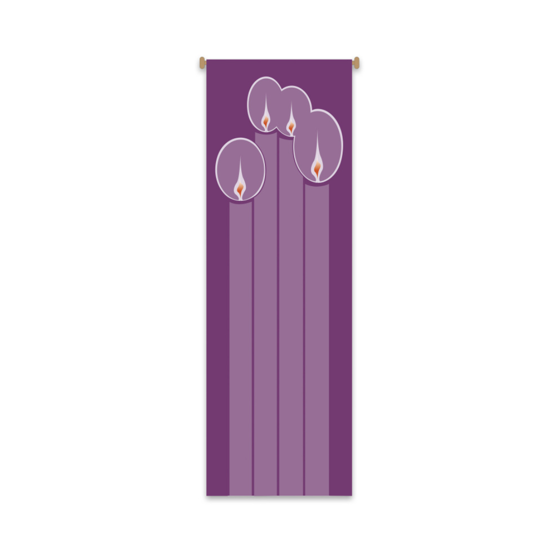 Slabbinck "Advent Candles" Inside Banner (Large)