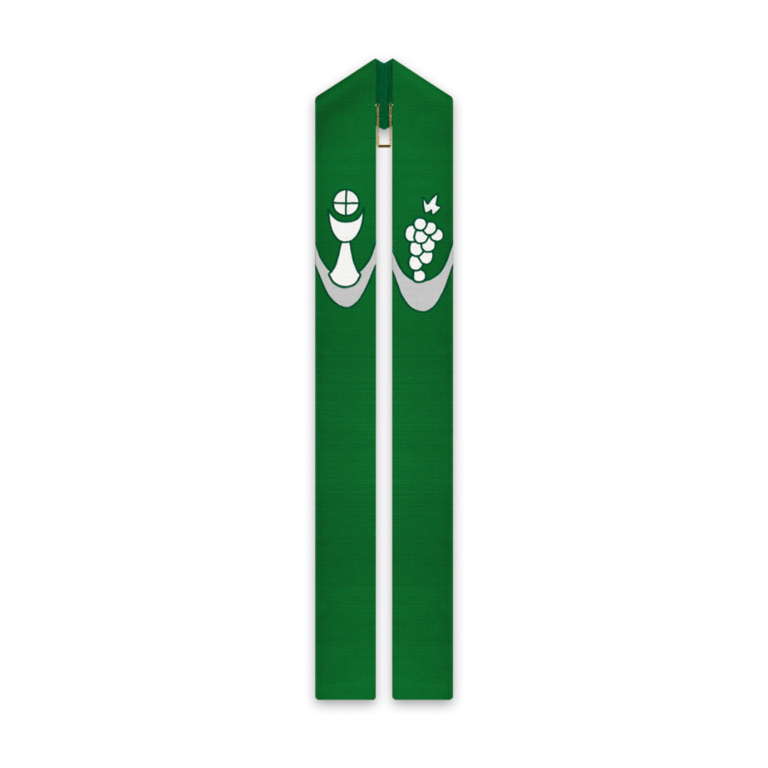 Slabbinck Eucharist Overlay Stole (Green)
