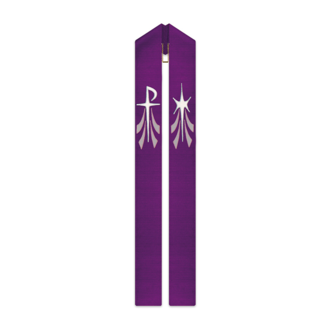 Slabbinck Advent Overlay Stole (Purple) 