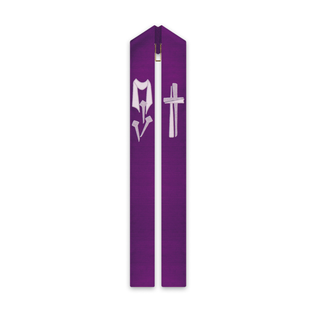 Slabbinck Lent Overlay Stole (Purple)
