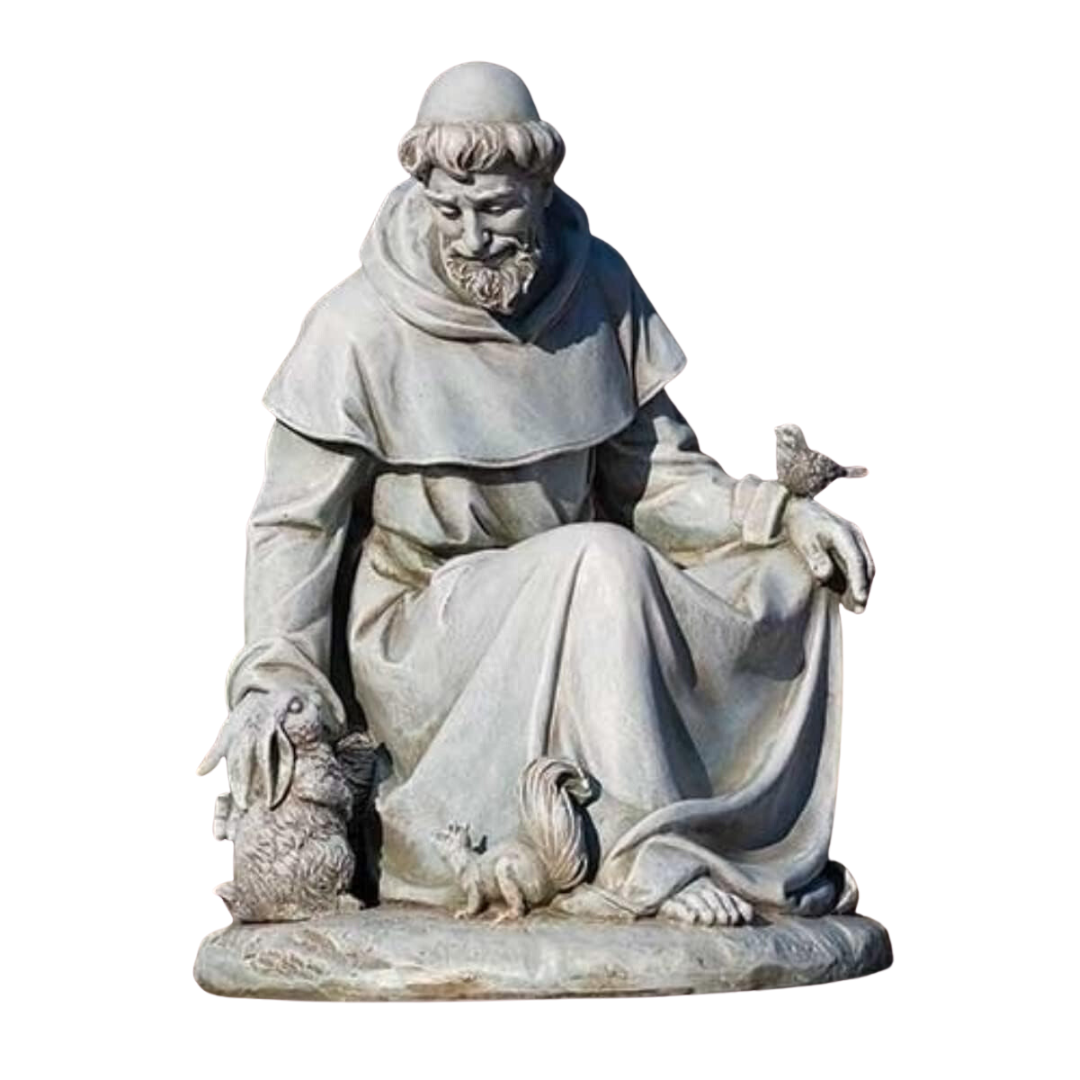 St. Francis Sitting with Animals