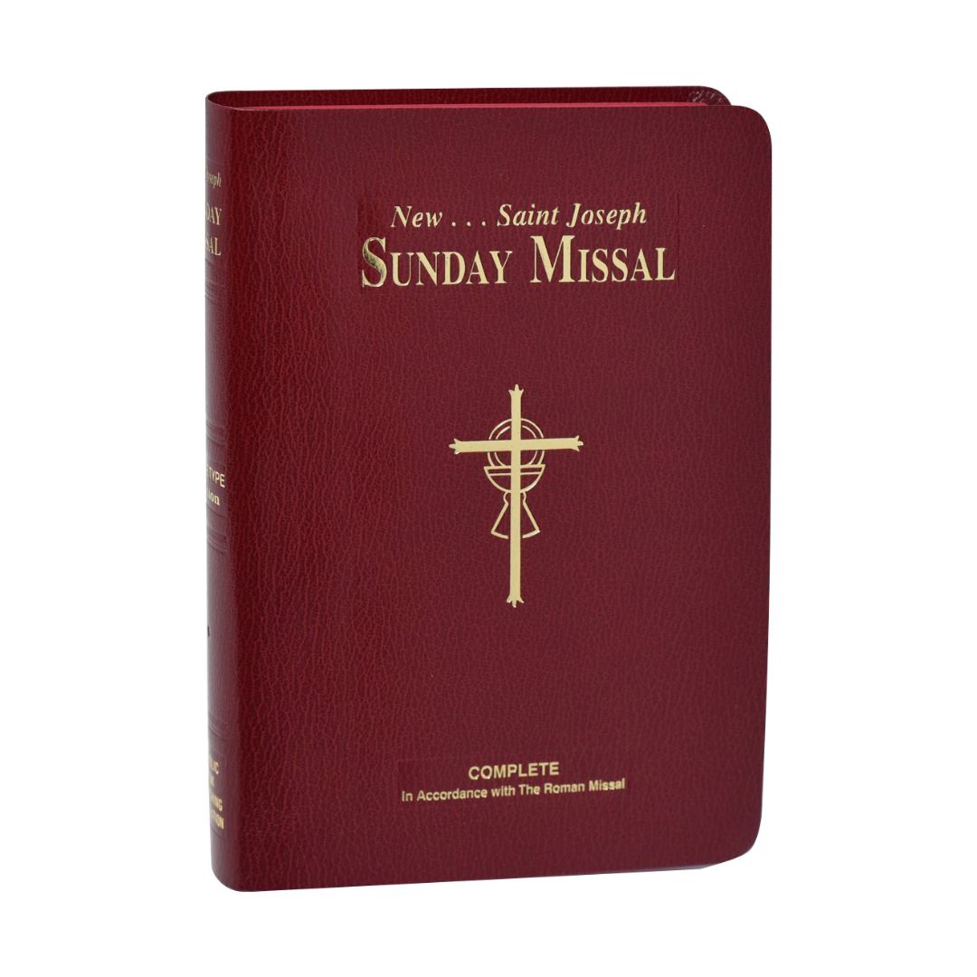St. Joseph Sunday Missal Large Type (Burgundy/Vinyl)
