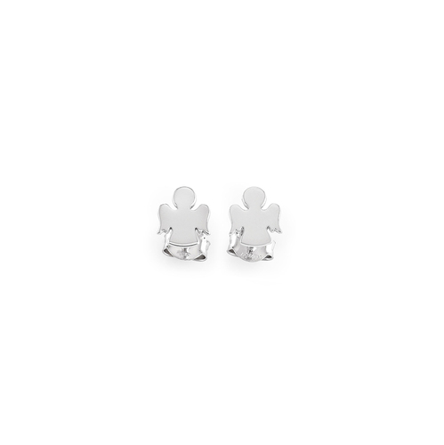 Sterling Silver Angel Earrings-ORAB