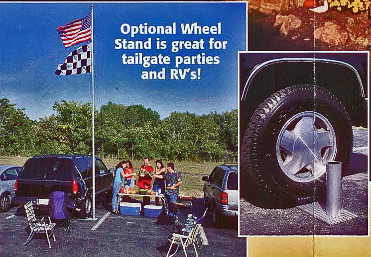 Aluminum Wheel Stand for Telescoping Flagpoles