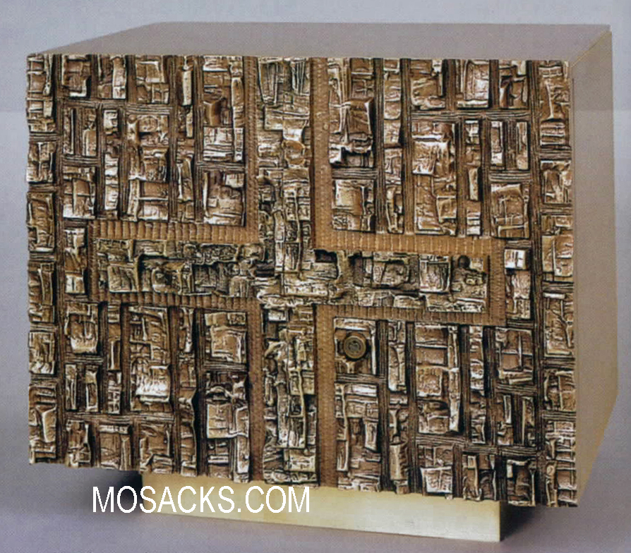 Bronze Tabernacle with Cross Nugget Motif 63TAB51