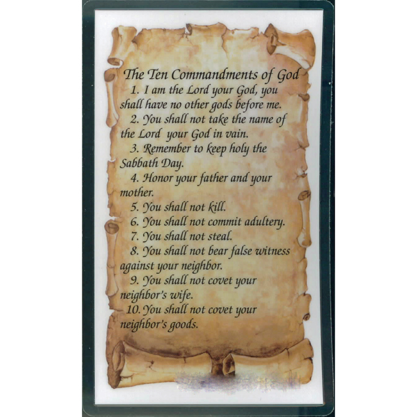 Ten Commandments
