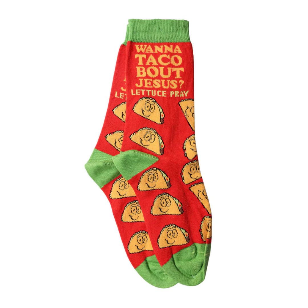 Wanna Taco Bout Jesus - Socks