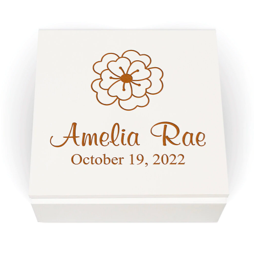 White Trinket Box (Personalized) - ZKMC0098
