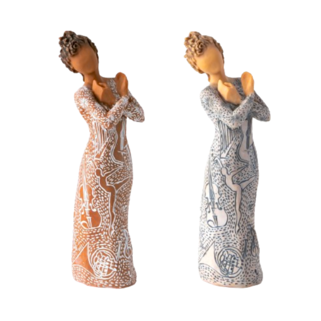 Willow Tree® Music Speaks (Light or Dark Skin) Figurine, 7"
