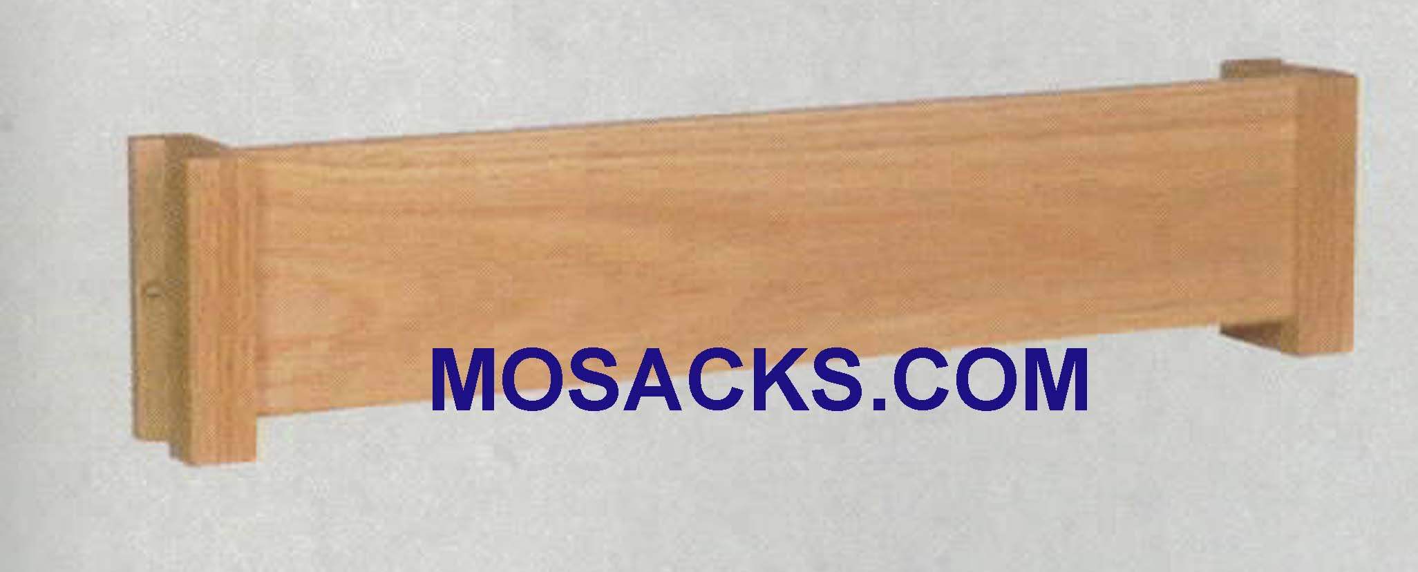 Wood Hymn Book Rack Pew Accessory 40-4226 Outside Measures 20" w x 4-1/2" h
