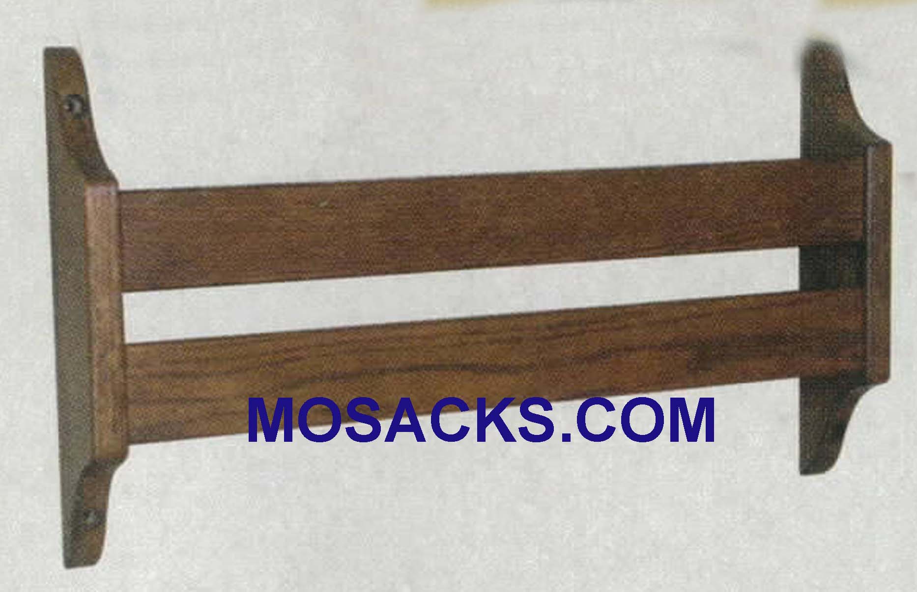 Wood Hymn Book Rack 40-4228 Pew Accessory Outside: 20" w x 11" h