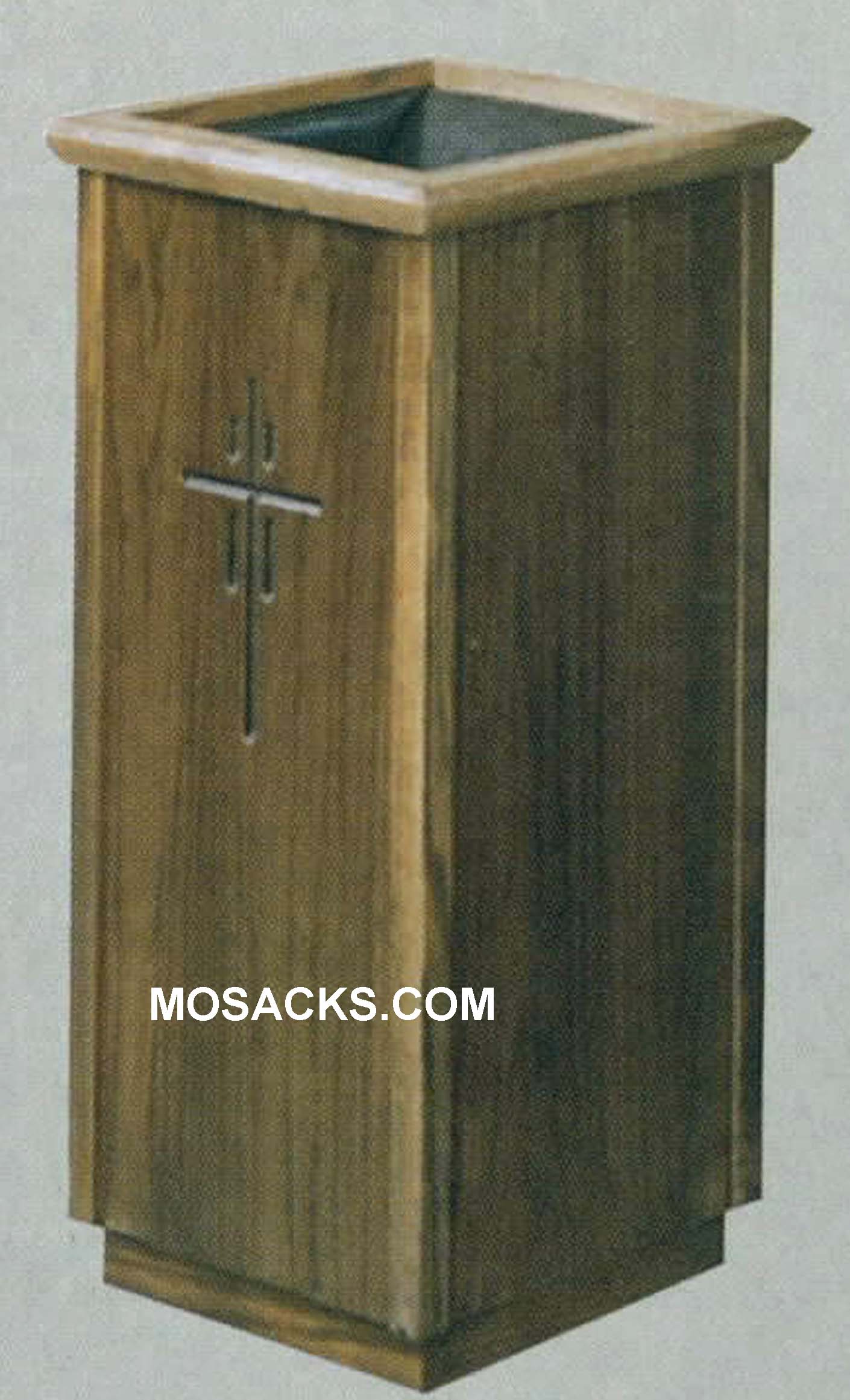 Wooden Deposit Box 14" w x 14" d x 30" h 40-227