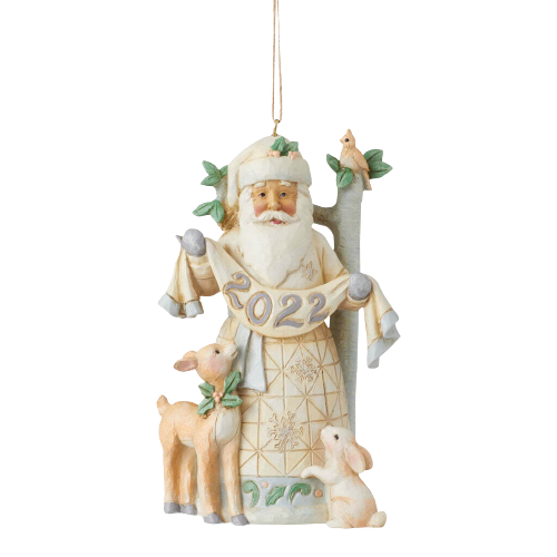 Woodland 2022 Santa Ornament (Heartwood Creek by Jim Shore)