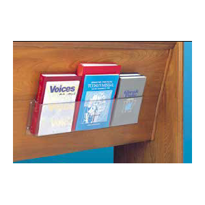 Extra Long Clear Pew Book Rack 8-RU425
