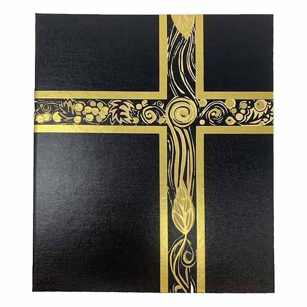 Ceremonial Binder Black with Gold Foil 