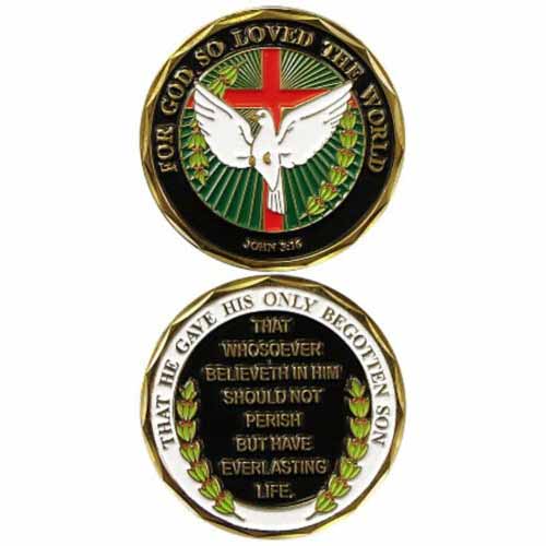 Challenge Coin - John 3:16 487-2434