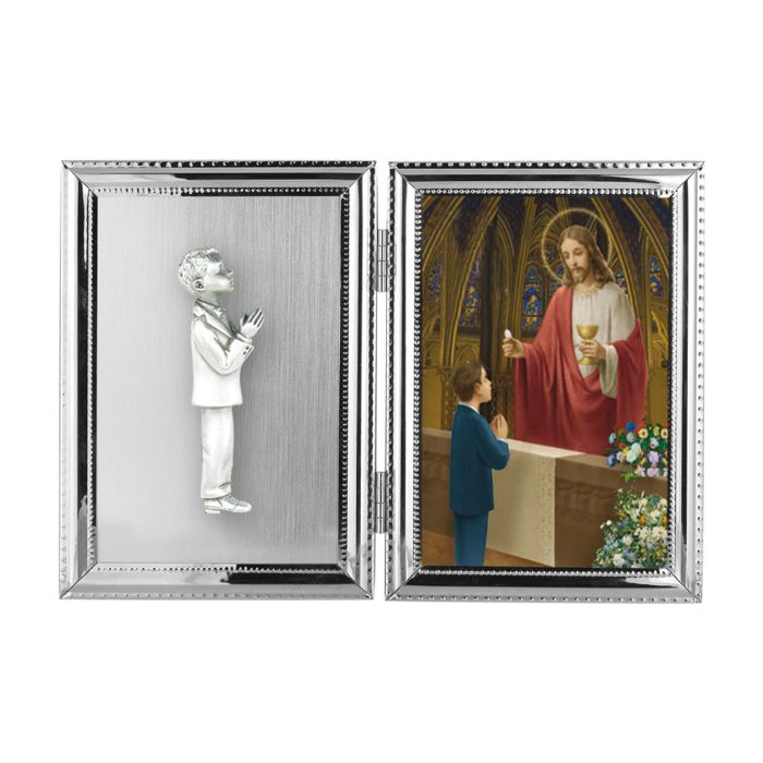 Communion Child of God 5x7 Double Frame (Boy)
