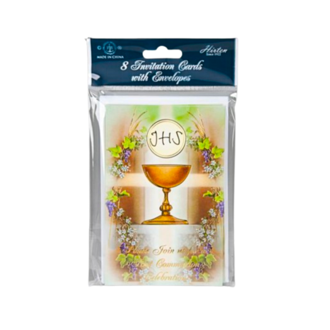 First Communion Invitations (8 Pack)